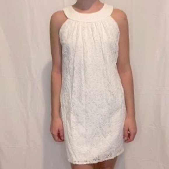 Laundry by Design Women's  White Eyelet Summer Dress! S/P - Picture 7 of 14